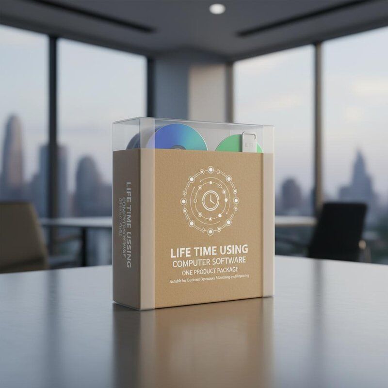 Dożywotnie oprogramowanie komputerowe Jedna paczka produktu Odpowiednia do monitorowania i raportowania operacji biznesowych