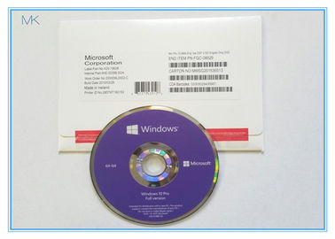 Włoski / francuski / Angielski Microsoft Windows 10 Pro OEM 64 Bit Full Version użytkowej